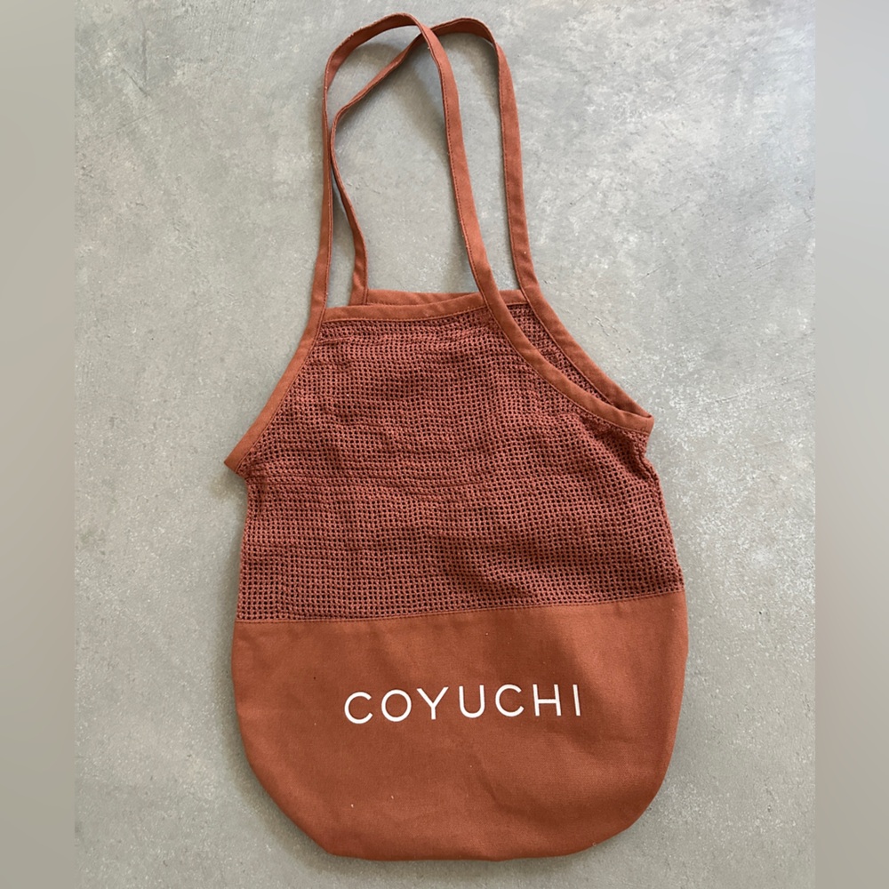 Coyuchi Mesh Tote - Redwood Rust